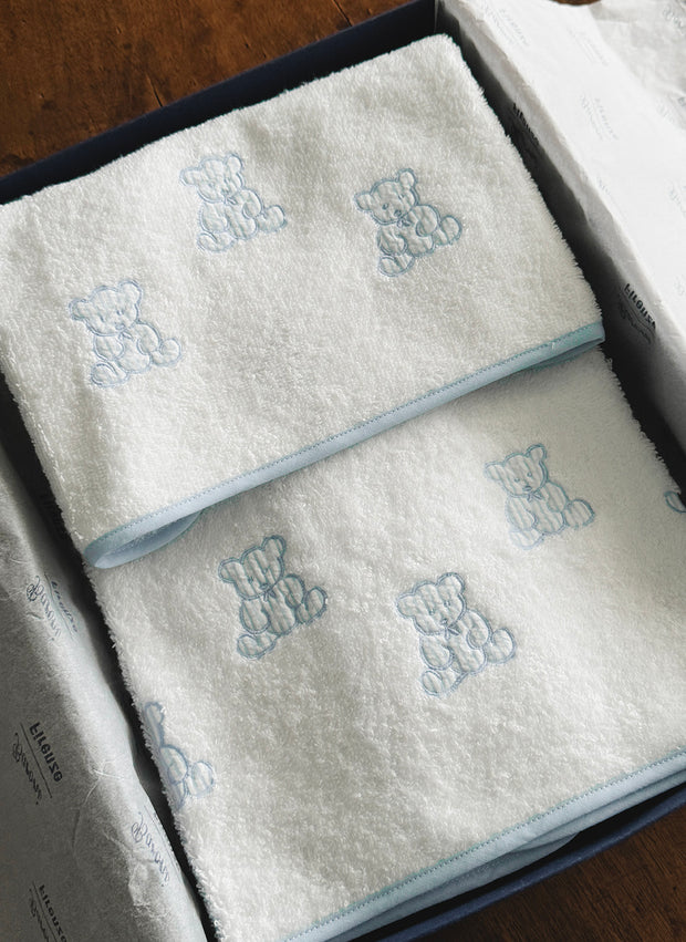 SET DI ASCIUGAMANI CON ORSETTI