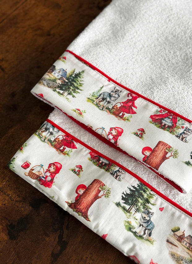 Towel Set For Children - Little Red Riding Hood