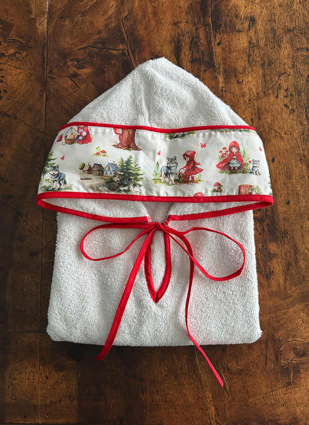 Poncho da Bagno Per Neonati - Cappuccetto Rosso