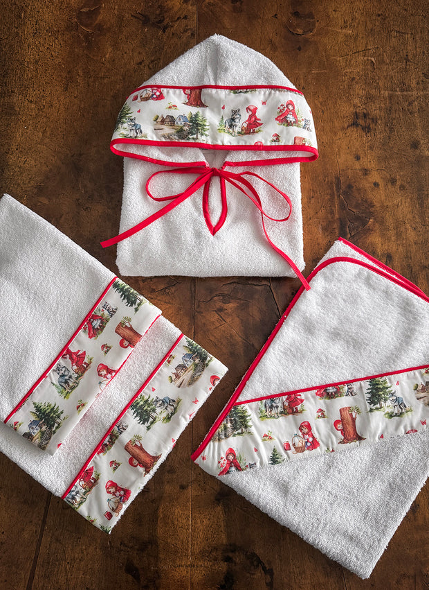 Towel Set For Children - Little Red Riding Hood