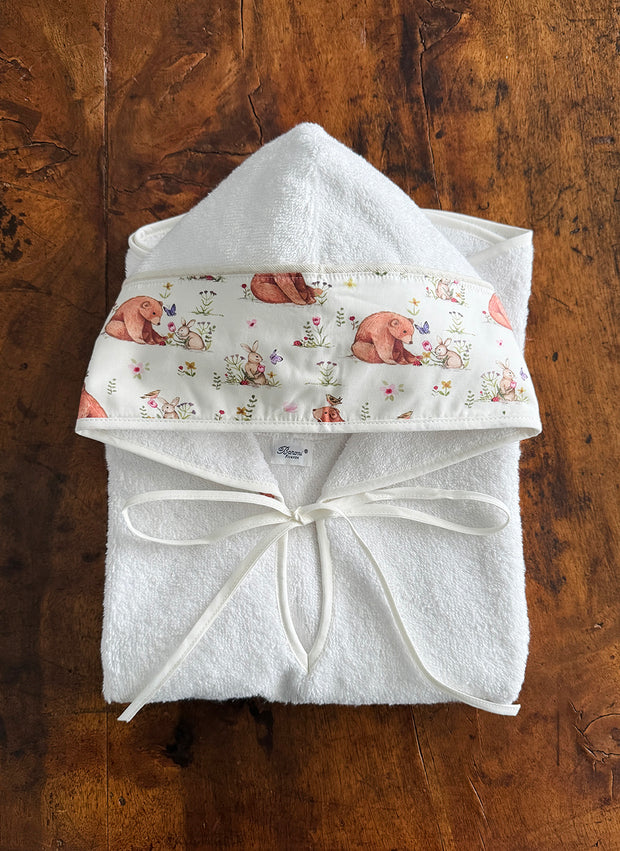 Poncho da Bagno Per Neonati - Orsetti