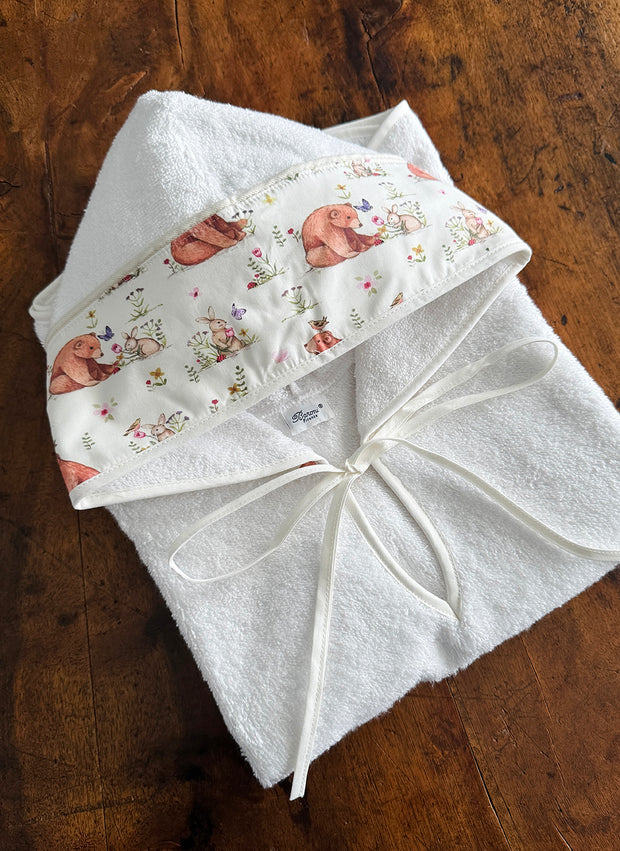 Poncho da Bagno Per Neonati - Orsetti