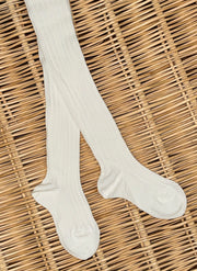 Warm Cotton Tights - Ribbed