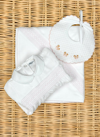 Tutina in ciniglia con smock