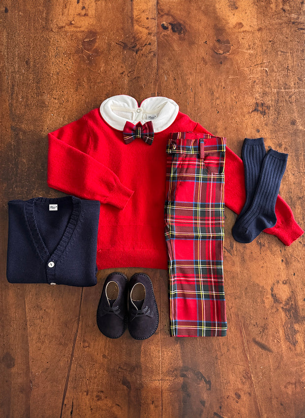 Pantaloni Scozzesi Eleganti da Bimbo