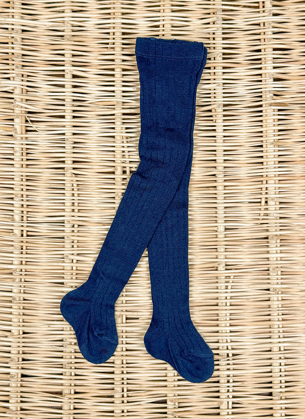 Warm Cotton Tights - Ribbed