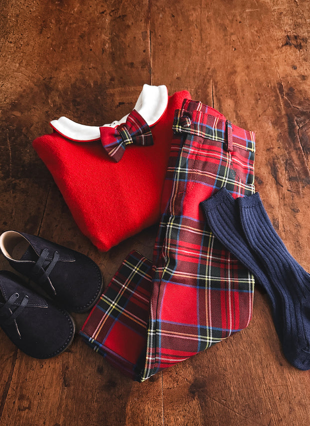 Pantaloni Scozzesi Eleganti da Bimbo