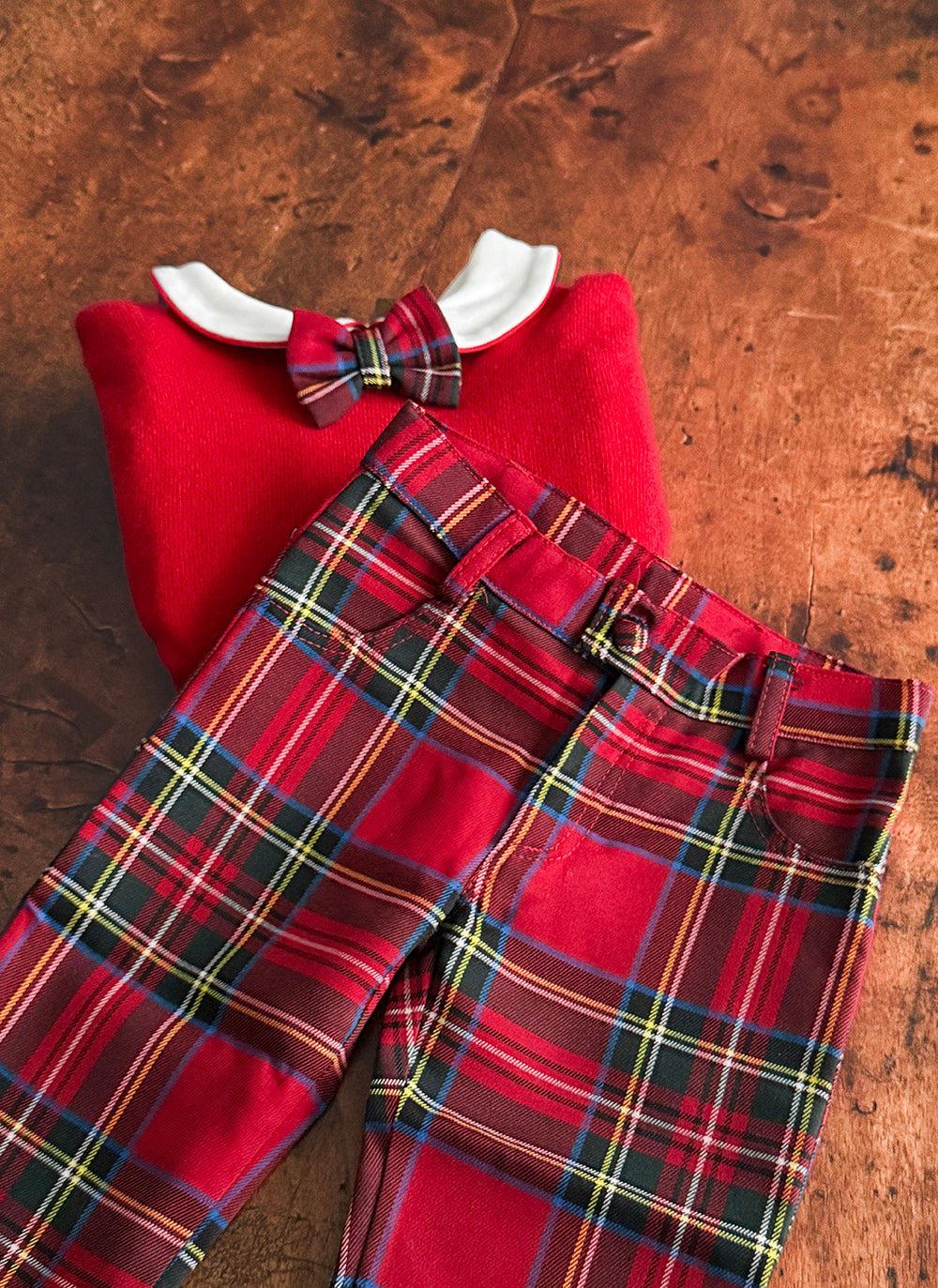 Pantaloni In Pelle Folcloristici Per Bambini - Marrone Chiaro Corti - Modello Trabitz
