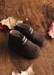 CLARK SUEDE SHOES (EU 20-34) - BROWN