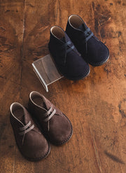 CLARK SUEDE SHOES (EU 20-34) - BROWN