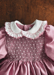 pink elegant dress for girls