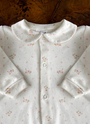 Jersey Sleepsuit For Newborn - Little Flowers