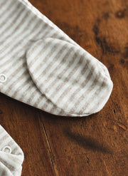 Jersey Sleepsuit For Newborn - Stripes