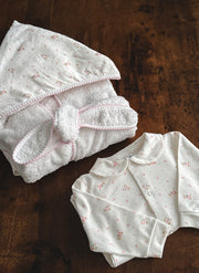 Jersey Sleepsuit For Newborn - Little Flowers