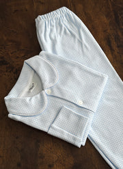 Pigiamino in cotone a quadretti per bimbo