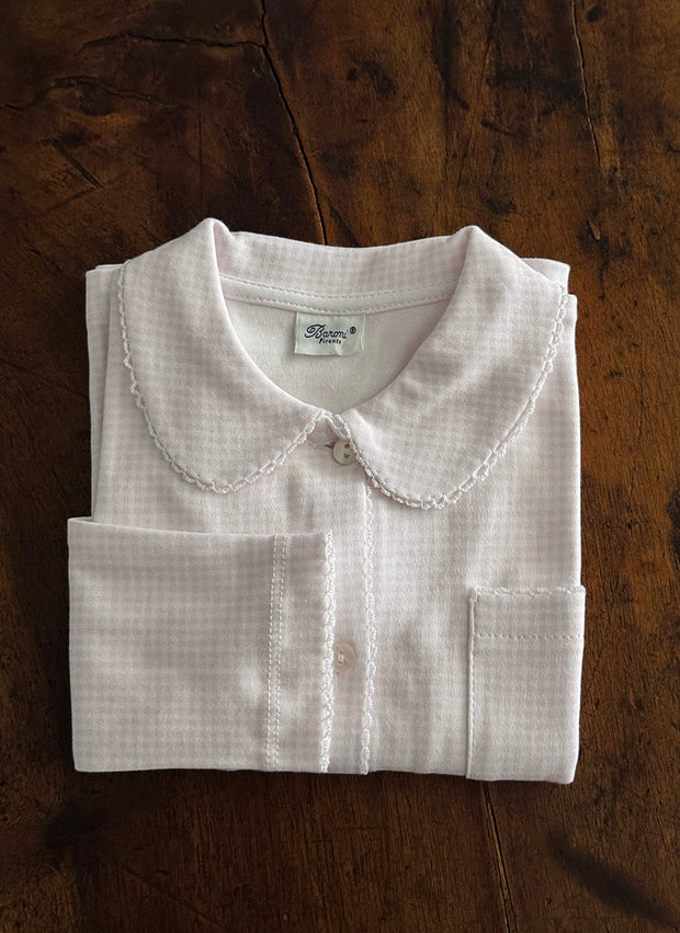 Checkered Cotton PJ - Girls