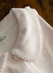 Checkered Cotton PJ - Girls