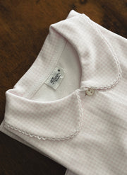 Checkered Cotton PJ - Girls