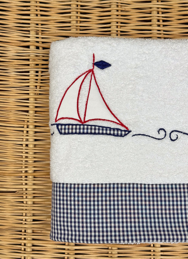 Boats Beach Towel