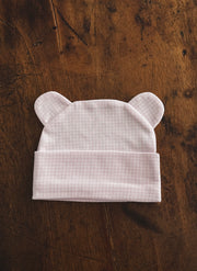 checkered newborn hat