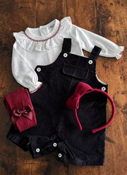 Salopette in Velluto Bambino