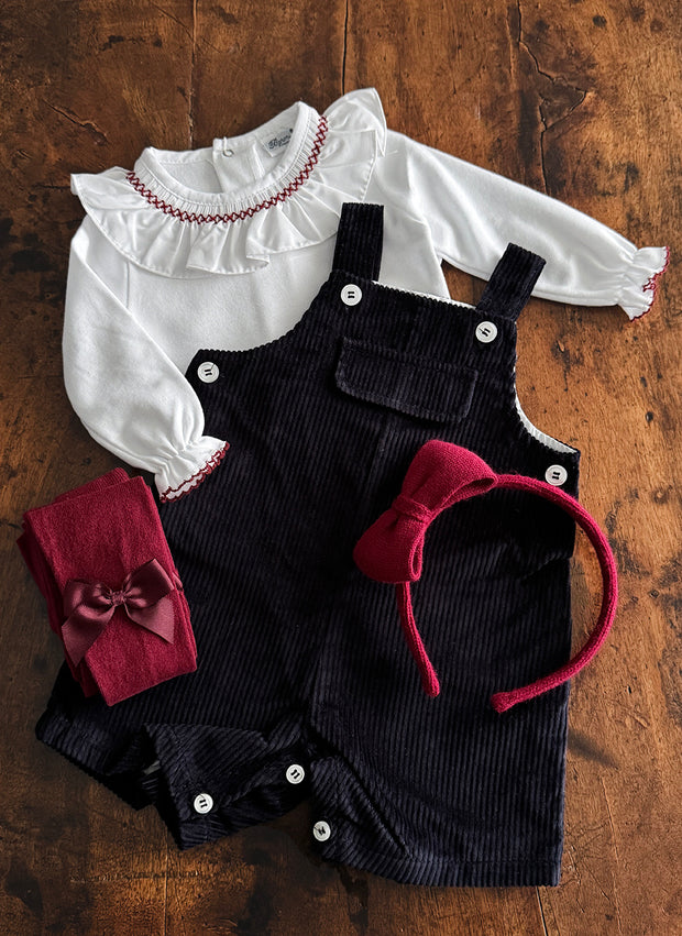 Salopette in Velluto Bambino