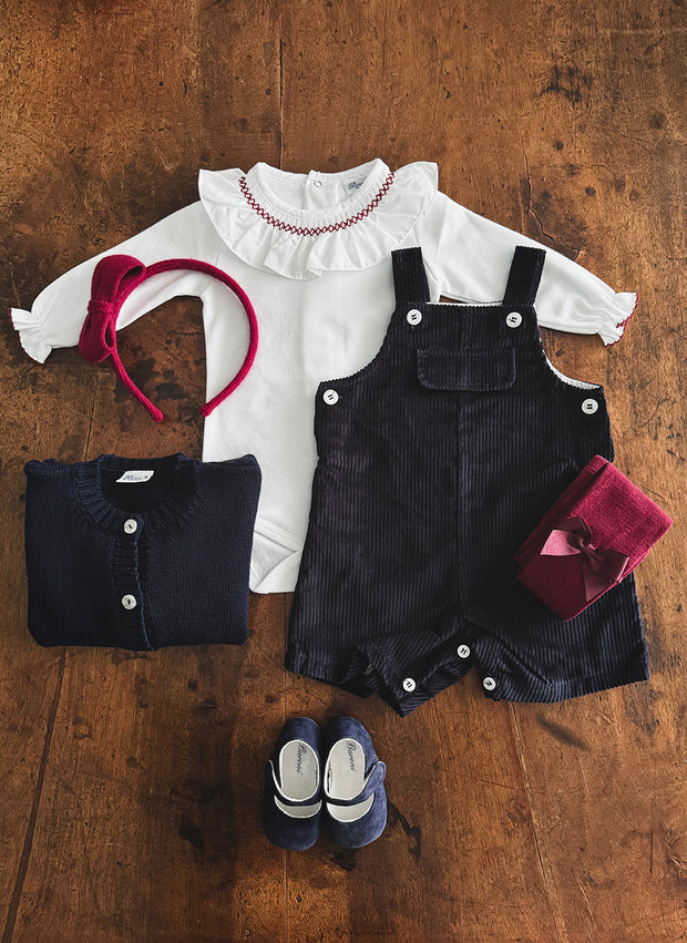 Salopette in Velluto Bambino