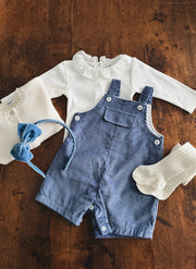 Salopette di velluto bambino