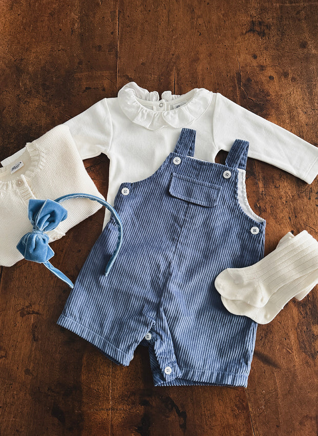 Salopette di velluto bambino