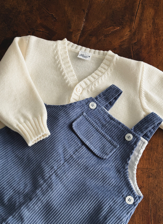 Salopette di velluto bambino