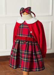 Abito scozzese senza maniche