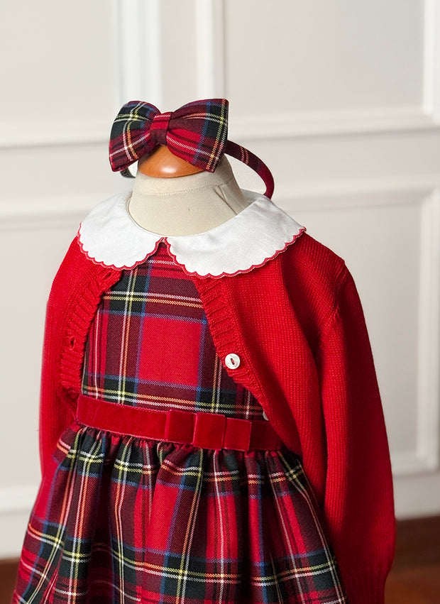 Abito scozzese senza maniche