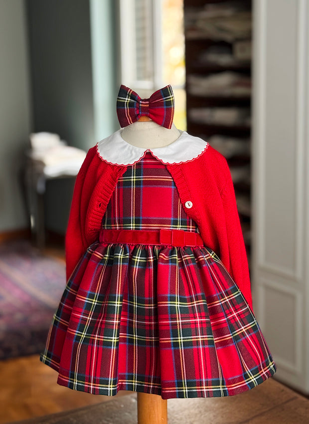 Abito scozzese senza maniche