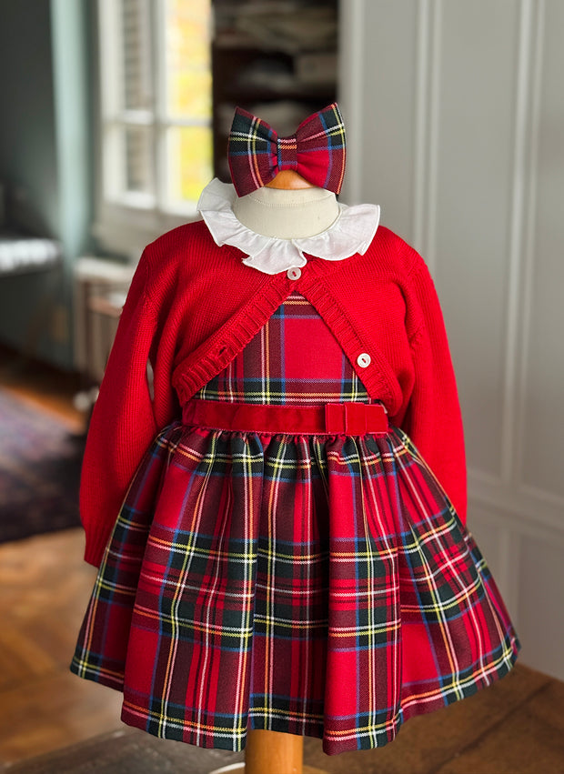 Abito scozzese senza maniche