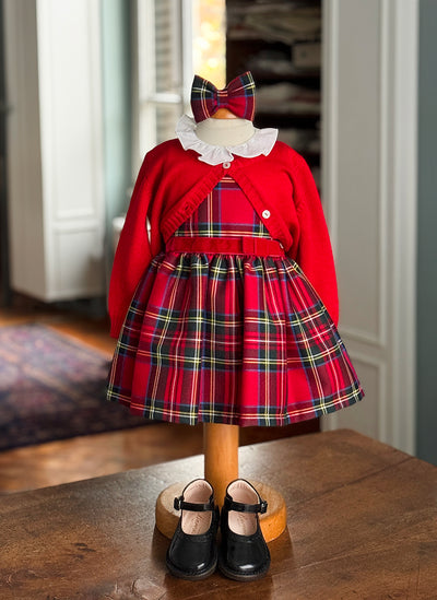 Abito scozzese senza maniche