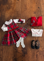 Abito scozzese senza maniche