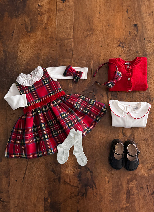 Abito scozzese senza maniche