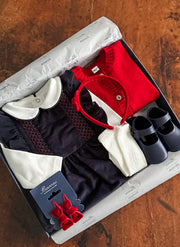 Abito Velluto a Costine con Smock