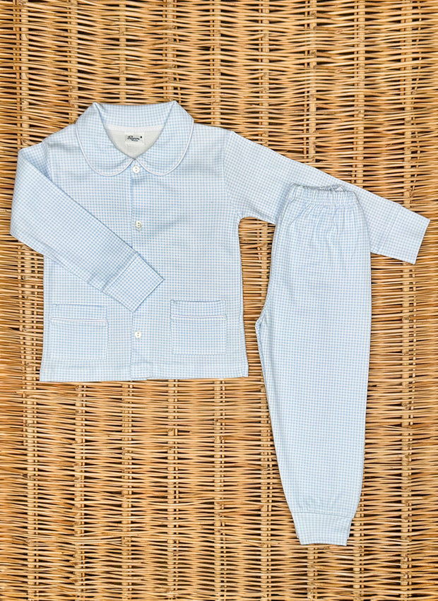 cotton pyjama for boy checkered
