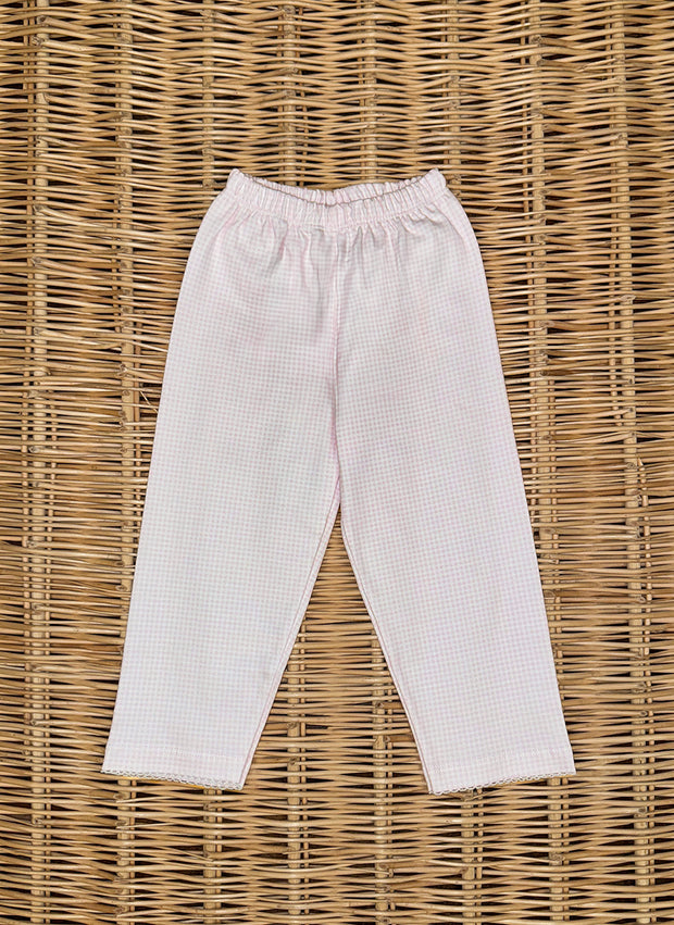 Checkered Cotton PJ - Girls