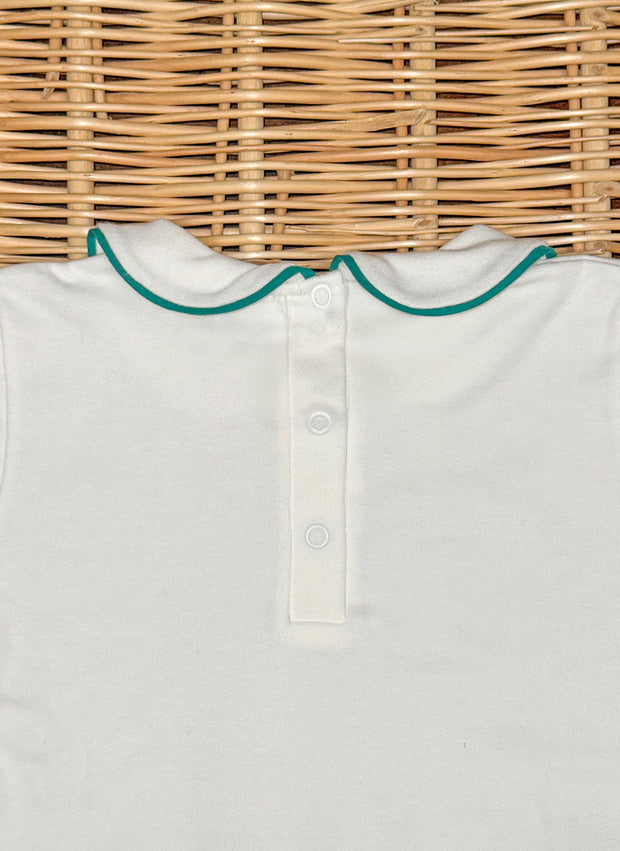 Polo a maniche lunghe - Verde Smeraldo