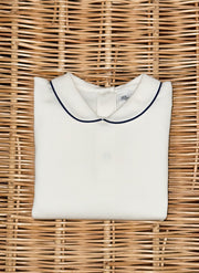 Polo a manica lunga -  Blu