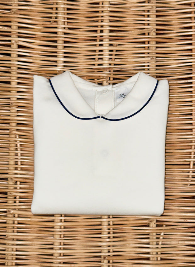 Polo a manica lunga -  Blu