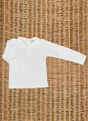 Polo a manica lunga - Panna