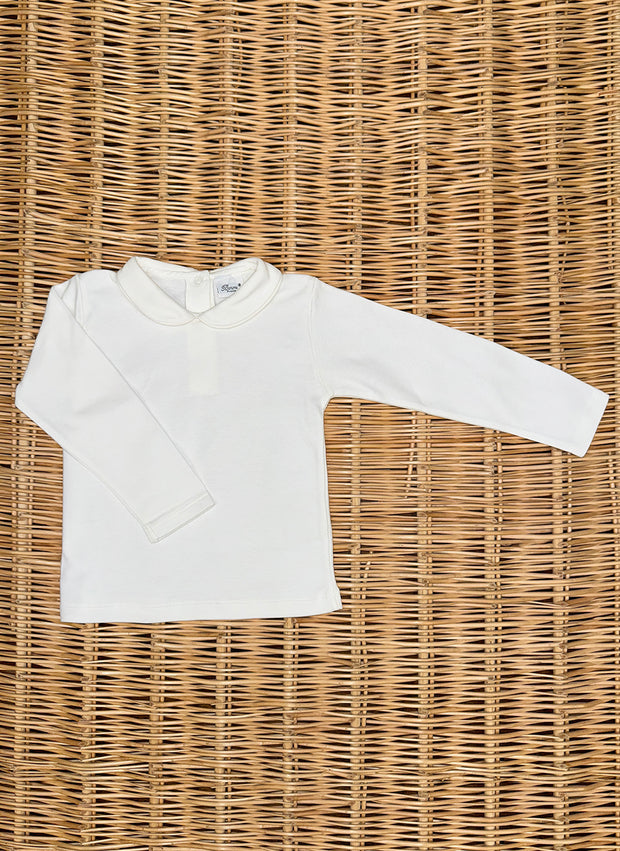 Polo a manica lunga - Panna