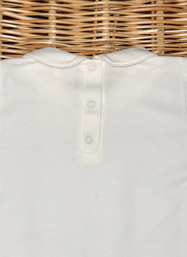 Polo a manica lunga - Panna