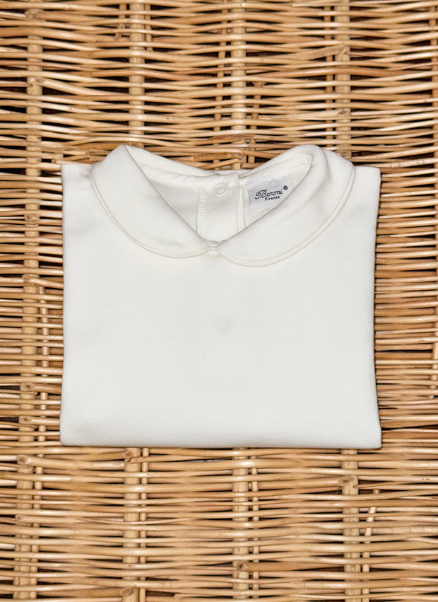 Polo a manica lunga - Panna