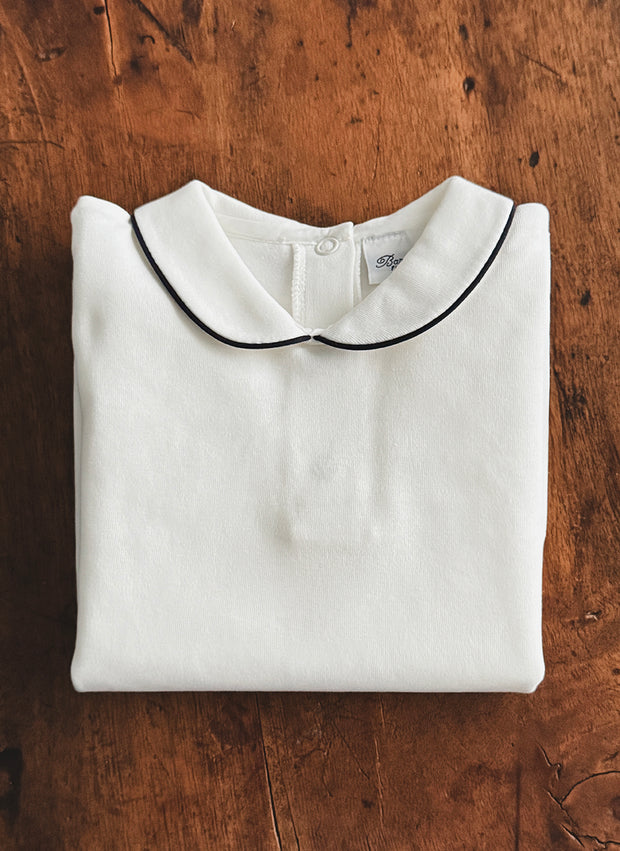 Polo a manica lunga -  Blu