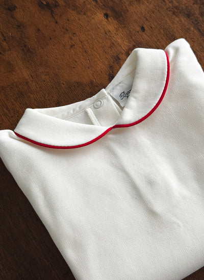 Polo a maniche lunghe - Rosso