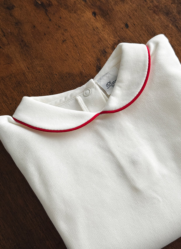 Polo a maniche lunghe - Rosso